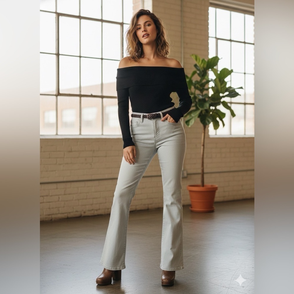 Pilcro Washed Flared Jeans size 25